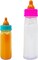 4E’s Novelty 2 Pack Baby Doll Bottles with Disappearing Milk & Juice, Baby Doll Accessories for Toddlers